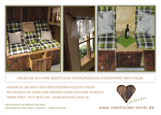 jetzt neu bei uns: www.nesthocker-ehret.de